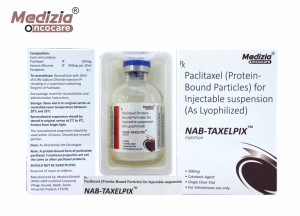 PACLITAXEL (PROTEIN BOUND PARTICLES) INJECTABLE SUSPENSION (AS LYOPHILIZED) 100MG - (NAB TAXELPIX INJECTION)