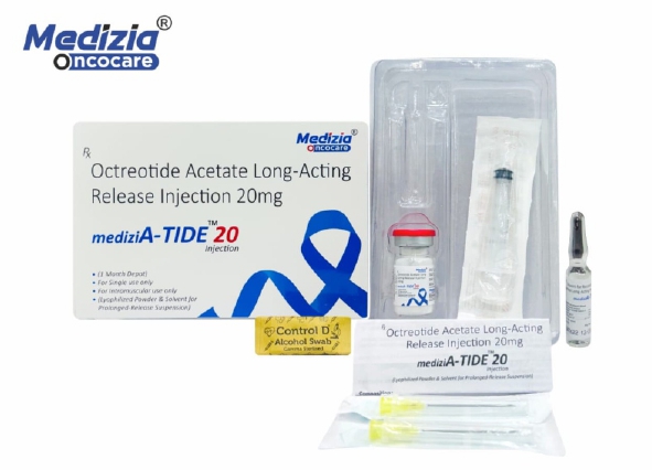 Octreotide LAR 20mg Manufacturer  Anti Cancer Lyophilized Injection Third Party Manufacturing