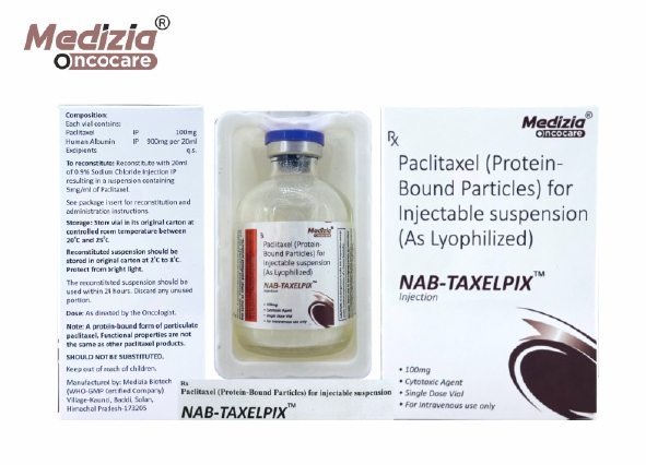 Paclitaxel Protein-Bound Injection 100mg Manufacturer | Anti Cancer Lyophilized Third Party Manufacturing