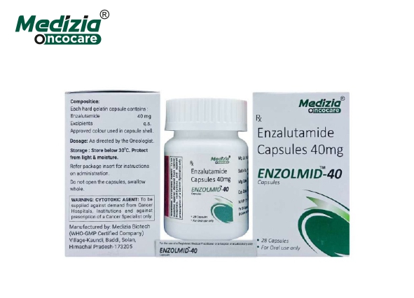 Enzalutamide Capsules 40mg Manufacturer | Anti Cancer Capsules Third Party Manufacturing