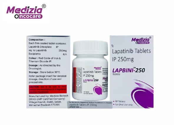 Lapatinib Tablets 250mg Manufacturer  Anti Cancer Tablets Third Party Manufacturing
