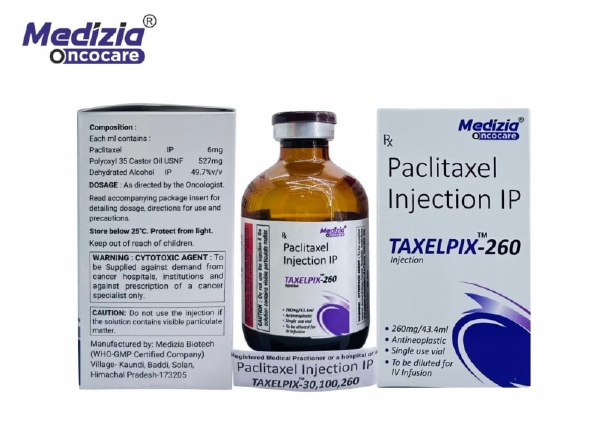 Paclitaxel Injection 260mg/43.4ml Manufacturer | Anti Cancer Liquid Injection Third Party Manufacturing