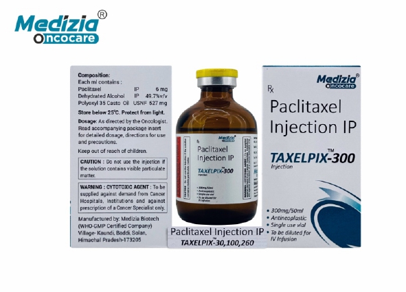 Paclitaxel Injection 300mg/50ml Manufacturer | Anti Cancer Liquid Injection Third Party Manufacturing