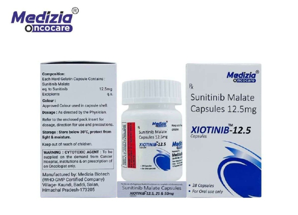 Sunitinib Malate Capsules 12.5mg Manufacturer | Anti Cancer Capsules Third Party Manufacturing