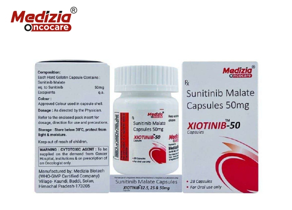 Sunitinib Malate Capsules 50mg Manufacturer | Anti Cancer Capsules Third Party Manufacturing