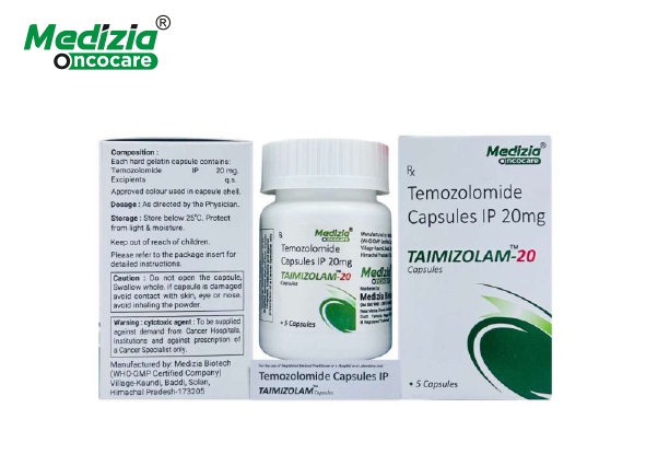 Temozolomide Capsules 20mg Manufacturer | Anti Cancer Capsules Third Party Manufacturing