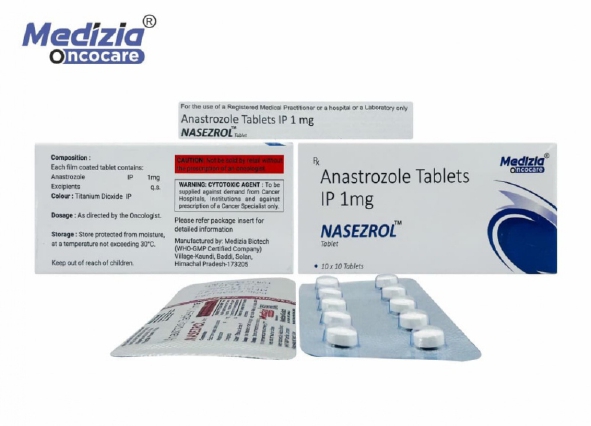 Anastrozole Tablets 1mg Manufacturer | Anti Cancer Tablets Third Party Manufacturing