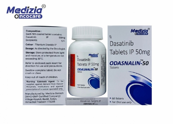 Dasatinib Tablets 50mg Manufacturer | Anti Cancer Tablets Third Party Manufacturing