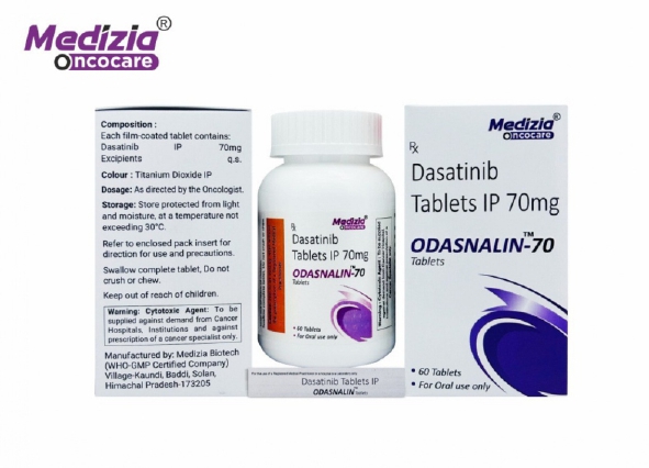 Dasatinib Tablets 70mg Manufacturer  Anti Cancer Tablets Third Party Manufacturing